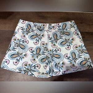 Loft women’s paisley shorts size 8.